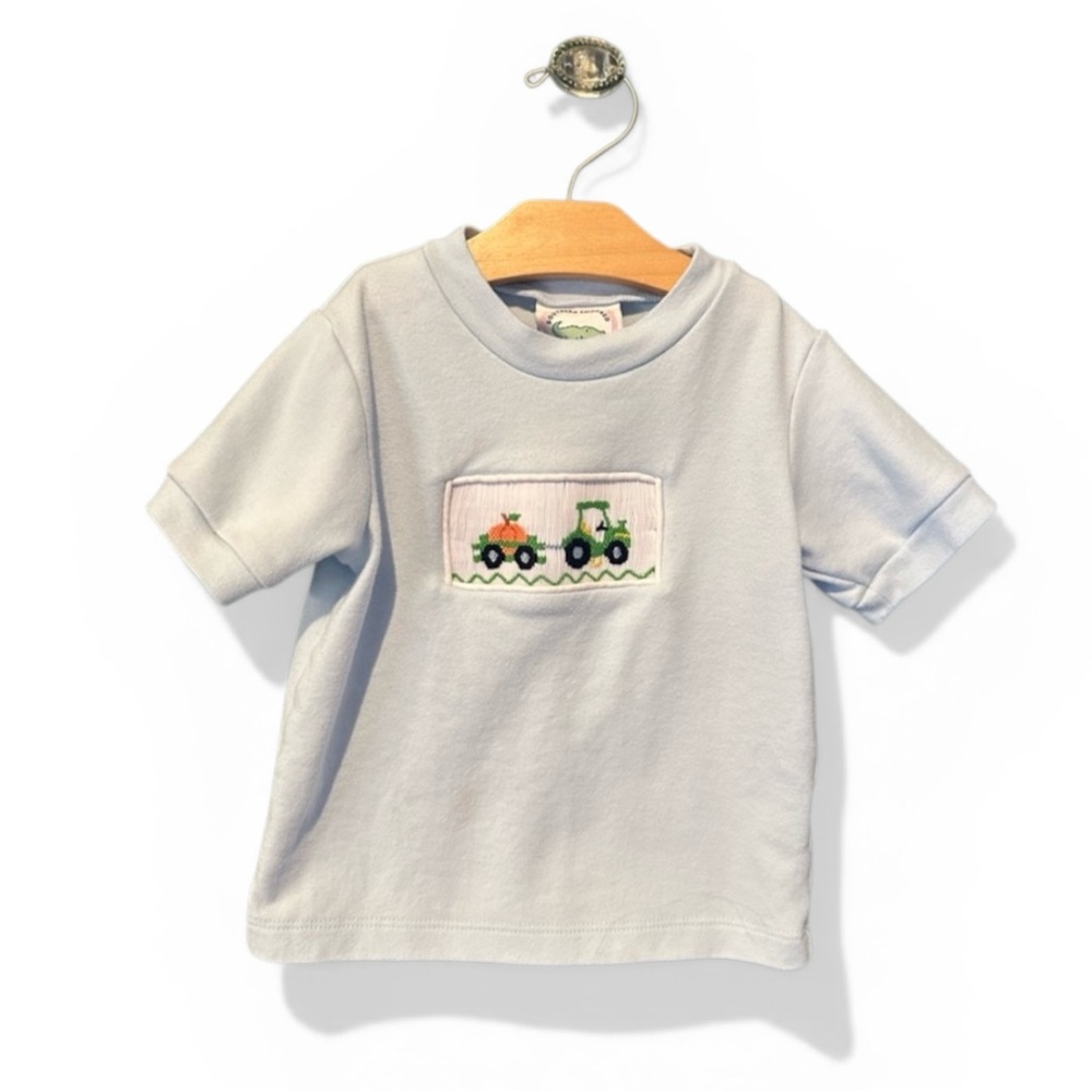 Southern Smocked Company Tractor Appliqué T-Shirt